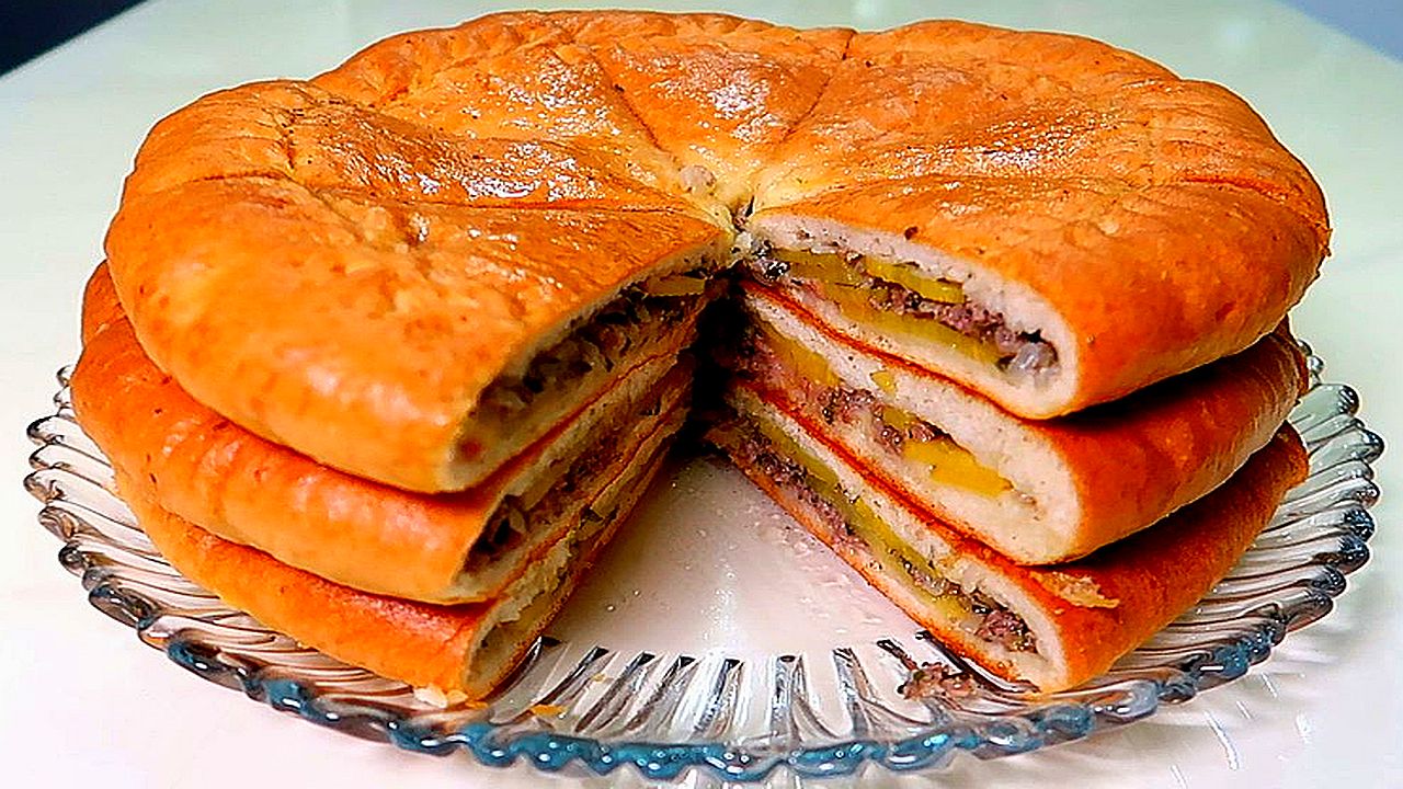 ЧУДУ - ДАРГИНСКИЕ ПИРОГИ с мясом и картошкой. ВКУСНЫЙ РЕЦЕПТ! Готовит Ольга Ким смотреть онлайн