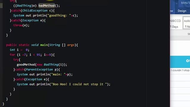 Exception Handling in Java смотреть онлайн