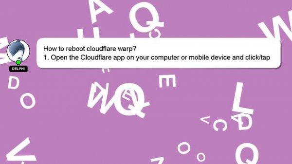How to reboot cloudflare warp?