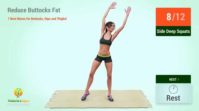 7 Best Moves To Reduce Buttocks Fat With Exercises for Your Buttocks, Hips and Thighs! смотреть онлайн