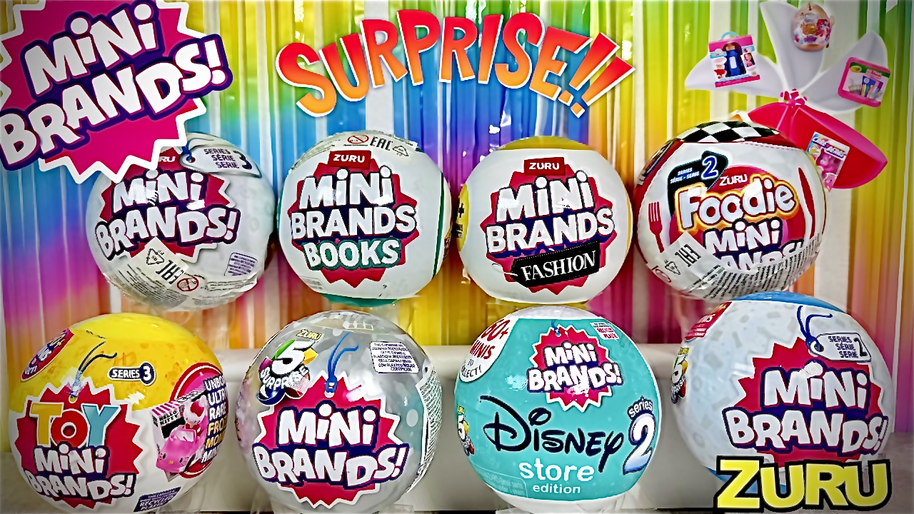 Открываем Разные Серии Сюрпризов Mini Brands От Zuru! Disney, Foodie, Fashion, Books, Toy!5 Surprise смотреть онлайн