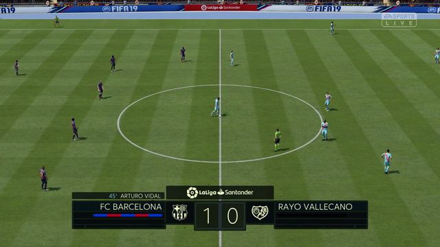 FIFA 19: Barcelona vs Rayo Vallecano смотреть онлайн