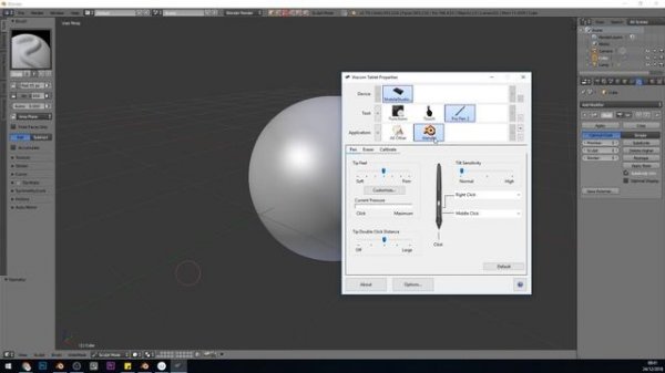 How to Set Up a Graphics Tablet | Blender 2.8 & 2.79