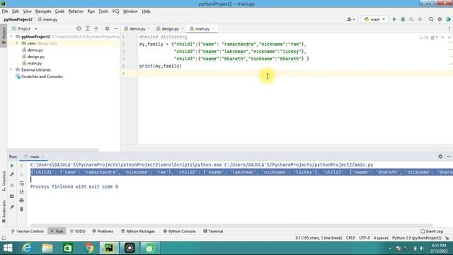 # 21 NESTED DICTIONARY смотреть онлайн