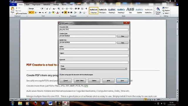 PDF Creator смотреть онлайн