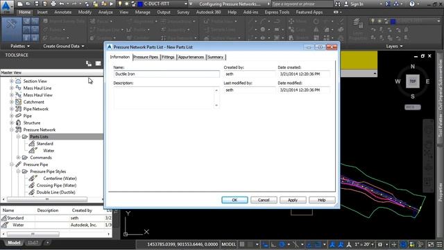 Configuring Pressure Pipe Networks AutoCAD Civil 3D смотреть онлайн