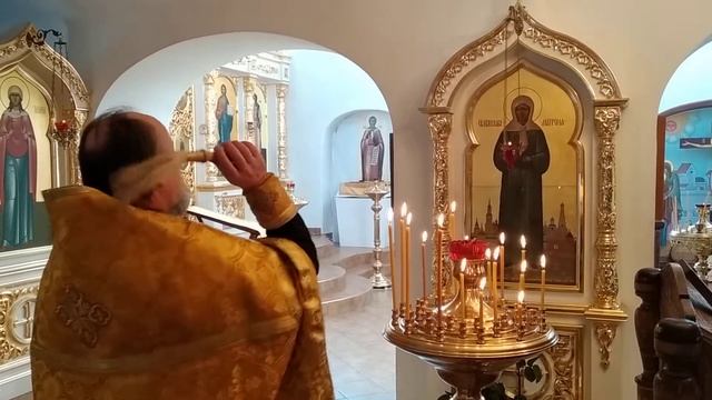 Освящение иконы блж. Матроны Московской смотреть онлайн