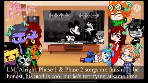 FNF React To Vs Mickey Mouse 3rd Phase Update (Sunday Night)||FRIDAY NIGHT FUNKIN'||ElenaYT.