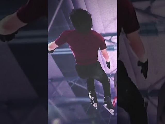 Удивительный ракурс САЛЬТО на льду, исполняет Киган Мессинг смотреть онлайн