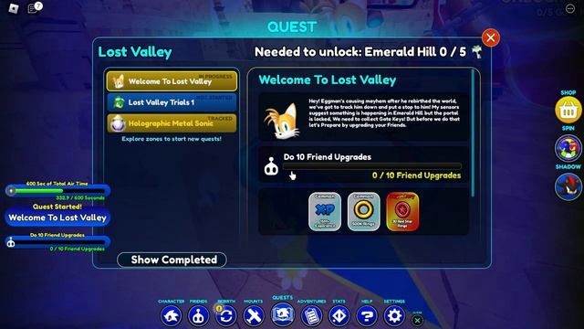 How to reach 600 sec of Total Air Time Holographic Metal Sonic Roblox Sonic Speed 123-124 levels смотреть онлайн