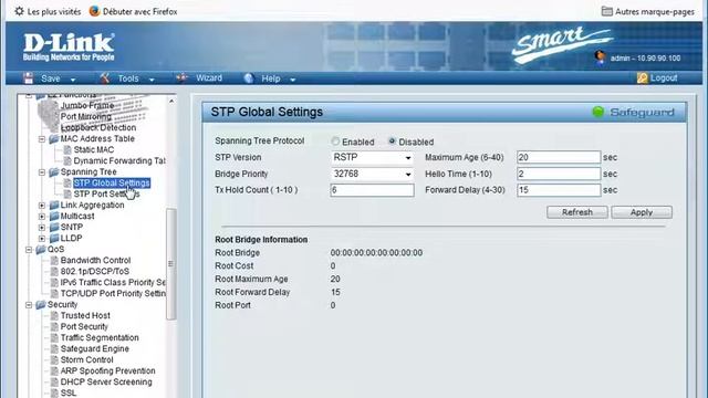 SWITCH DLINK DGS 1210 10P DEFAULT CONFIGURATION