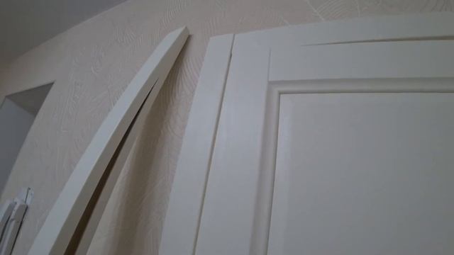 Как сделать верхний наличник тоньше. Заключающее видео с объекта по переустановке дверей. смотреть онлайн