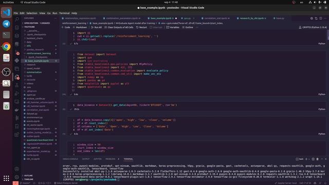 Reinforcement Learning for trading using Stable-Baselines3 смотреть онлайн