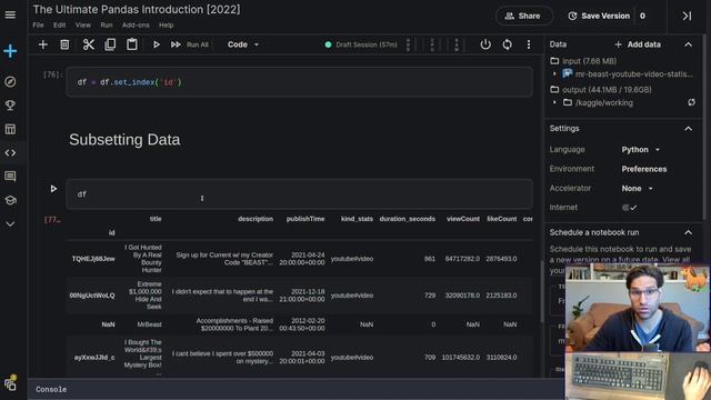 A Gentle Introduction to Pandas Data Analysis (on Kaggle) смотреть онлайн