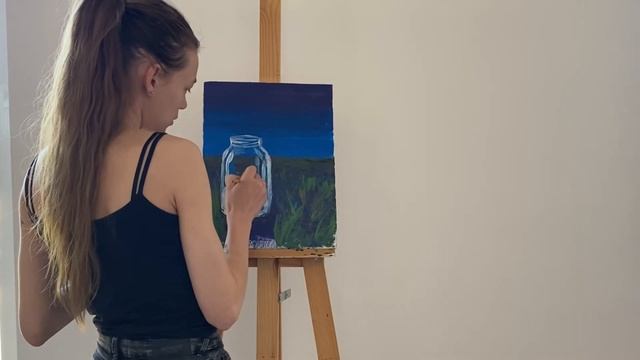 Рисование для детей. Светлячки в банке смотреть онлайн