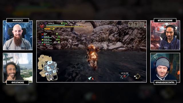 Monster Hunter Rise | Frost Islands Multiplayer Khezu Hunt Gameplay смотреть онлайн