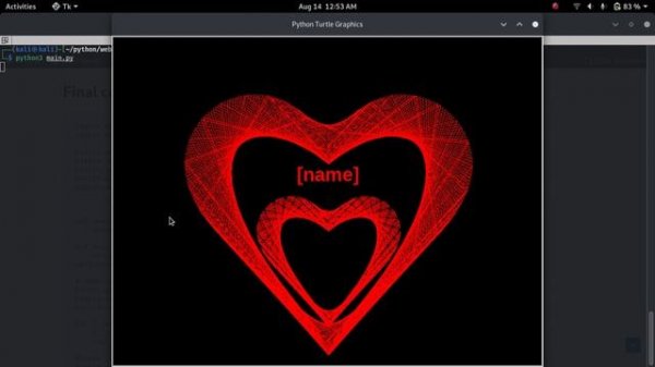 I Love You Code In Python | Expressing Love in Code: Writing 'I Love You' in Python | Game Of Devil