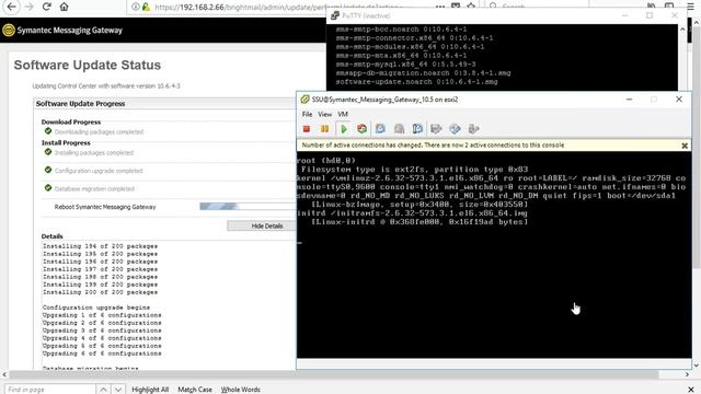 Symantec Messaging Gateway Upgrade Control Center and Sensor to 10 6 4 смотреть онлайн