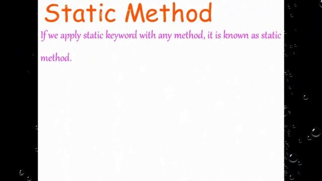 Java Static(Keyword) Tutorial смотреть онлайн