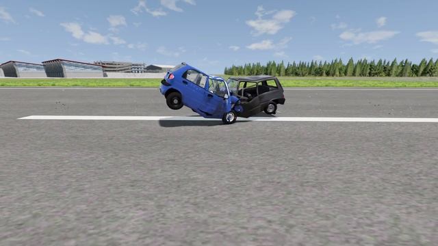 ВАЗ 1111 ОКА VS Daewoo Matiz {BeamNG.drive} смотреть онлайн
