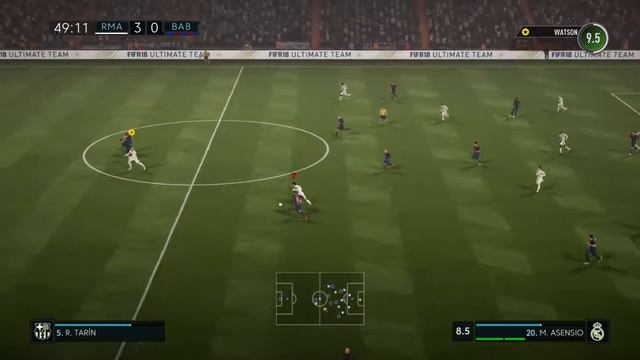 FIFA 18 (PLAYER CAREER MODE) RMA vs FCB"B" (PS4 slim) смотреть онлайн