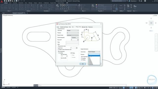 AutoCAD 2D Basic Tutorial for Beginners: Part 14 of 20 смотреть онлайн