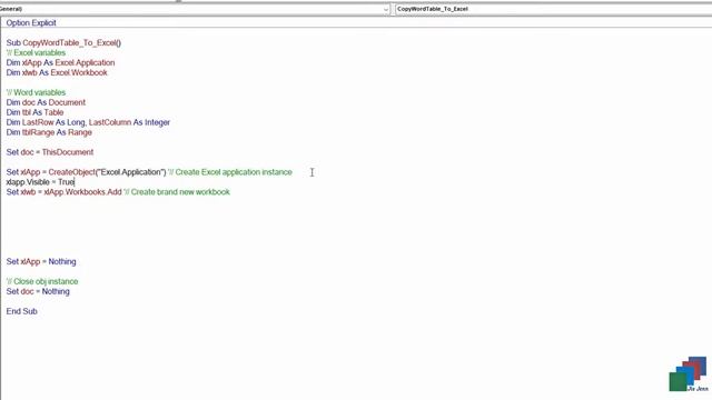 How to Copy Table From Word to Excel using VBA (MS Word VBA Tutorial) смотреть онлайн