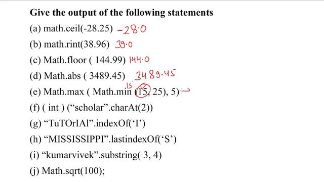 Important Output Questions in Java | ICSE Class 10 Computer смотреть онлайн