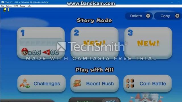 New Super Mario Bros Wii U (Cemu) stopped working*fix* смотреть онлайн