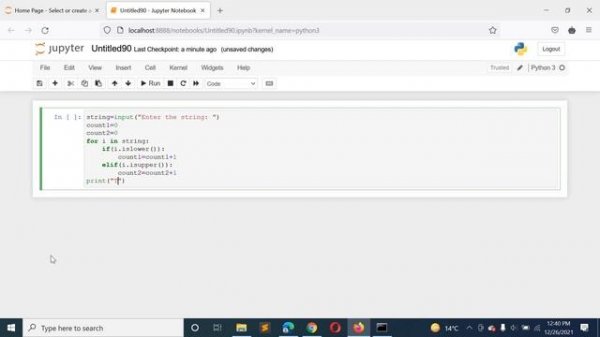 Python Program to Calculate the Number of Upper Case Letters and Lower Case Letters in a String