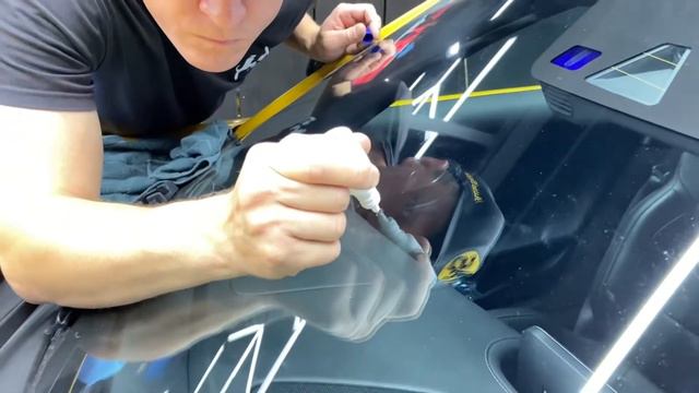 Ремонт сколов Mercedes GT смотреть онлайн