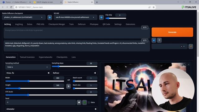 Любой стиль без промта | IP-Adapter Stable Diffusion смотреть онлайн