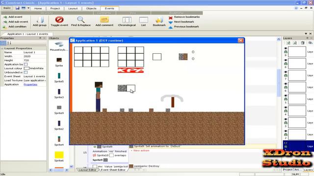 Как сделать игру MineCraft 2D 14 часть смотреть онлайн