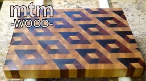Изготовление 3D торцевой разделочной доски №18
Making 3D end grain cutting board #18