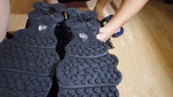 BLACK COMME DES GARCON CDG NIKE SHOX TL UNBOXING