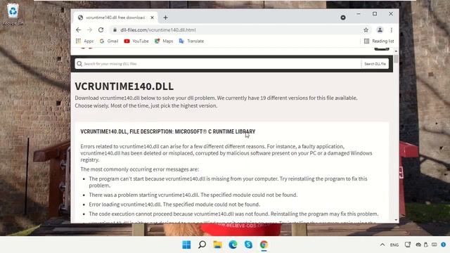 How to Fix Vcruntime140.dll Missing Error in Windows 11 смотреть онлайн