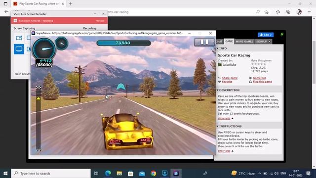Sports Car Racing Gameplay 14|01|2023 / Turbonuke Gameplay смотреть онлайн