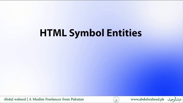 Lecture # 6 | Entities, Symbol entities, emoji, Charset attribute | Learn HTML online смотреть онлайн