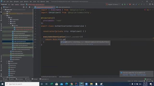 Angular AuthenticationService смотреть онлайн