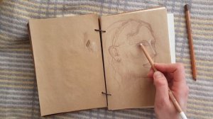 ASMR drawing in sketchbook| No talking |АСМР рисование карандашом