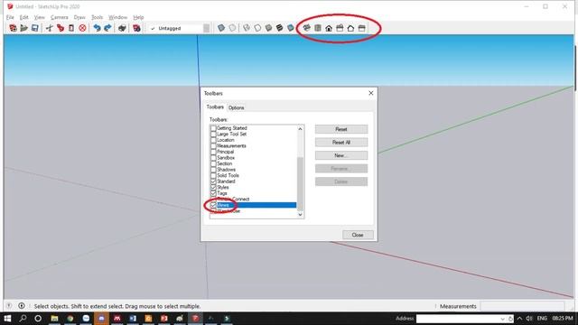 Unit 1: Setting up the interface in Sketch Up 2020 смотреть онлайн
