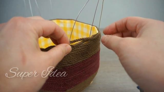 DIY Корзинка Курочка из Пятилитровой Бутылки и Шнура смотреть онлайн