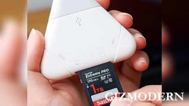 3-in-1 SD/TF Card Reader with USB, Type-C & Lightning Connectors, for SD & TF Cards смотреть онлайн