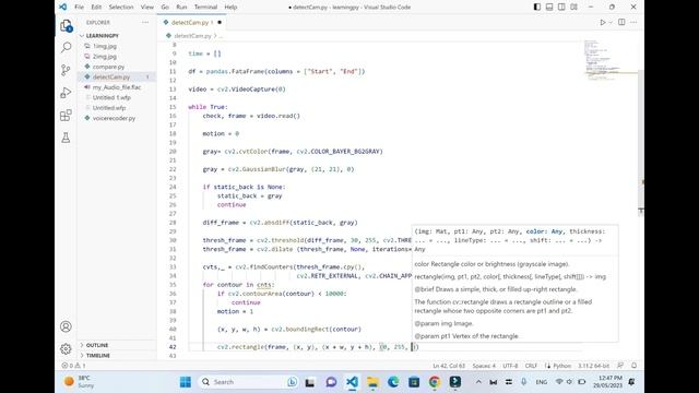 Video capture CAM detecting by using python code смотреть онлайн