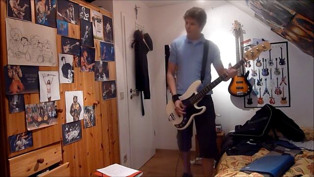 Sum 41 - Over My Head (Better of Dead) {Bass Cover} WITH TABS смотреть онлайн