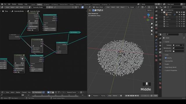 [Tut] Distribute in Volume in Blender Geometry Nodes 3.0 Field смотреть онлайн