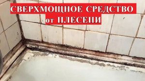 СВЕРХМОЩНОЕ СРЕДСТВО от ПЛЕСЕНИ и ГРЯЗИ межплиточных швов