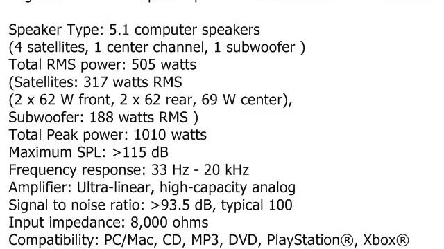 Logitech Z-5500 Speakers Review смотреть онлайн