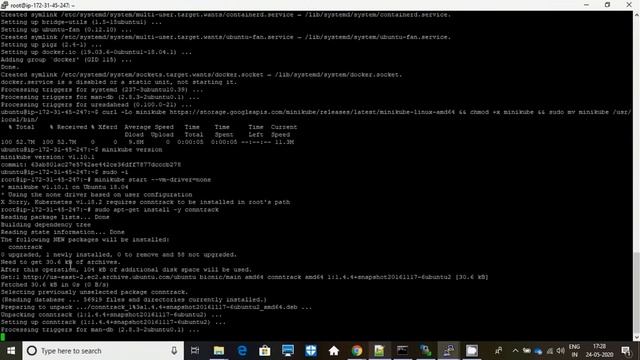 Running Minikube Kubernetes Cluster on AWS EC2 смотреть онлайн