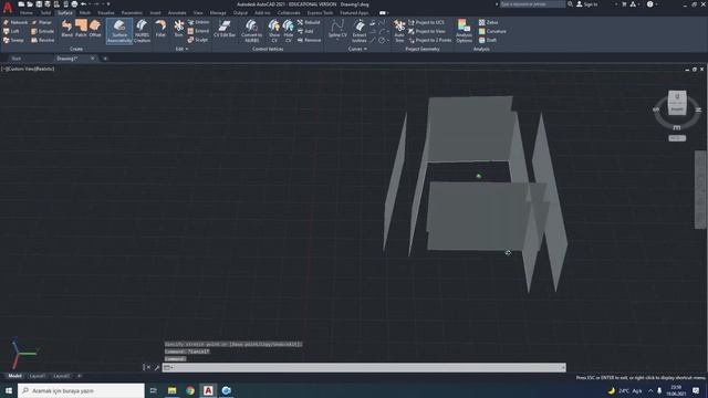 215 Autocad 3d Surface Offset смотреть онлайн